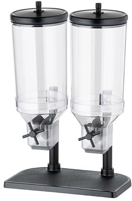 APS 11841 Cerealienspender Duo FRESH+EASY, 22 x 35 cm, H: 52 cm, Behälter aus SA, Deckel aus 18/8 Edelstahl