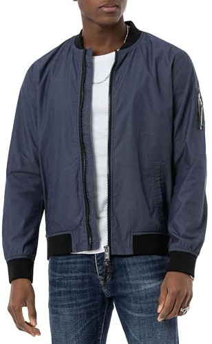 Redbridge Giacca da collegio leggera senza tempo, Blu, XXL
