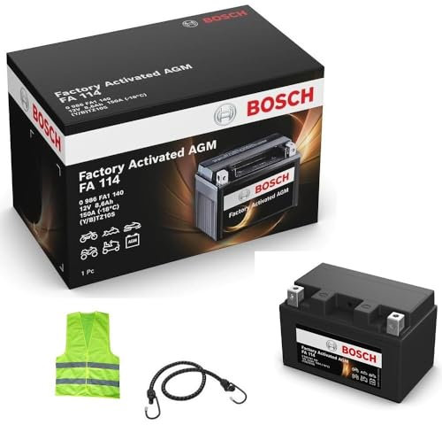 KOMPATIBEL MIT Aprilia RXV 450 pro Jahr 2005 al 2007 Batterie Bosch YTZ10S FA114 DER Versand ERFOLGT GEGEN GEBÜHR BATTERIEN AGM Gel SLA 8,6 AH 12V 150X88X93MM CCA 150A