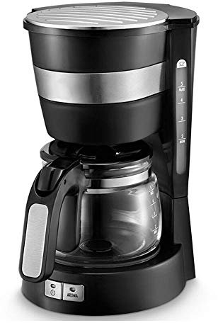 CNBYDK Cafeteras Cafetera de Goteo doméstica Mini cafetera semiautomática para Hacer té 600 ml - Blanca