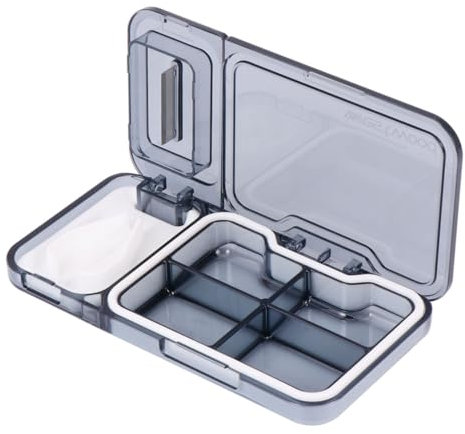minkissy Kasten Pillentrenner Pillensplitter Medikamententeiler Tablettenschneider Alle Formen Tablettenschneider Für Tabletten Jeder Größe Tablettenbrecher Medikamentensplitter Stk Grey