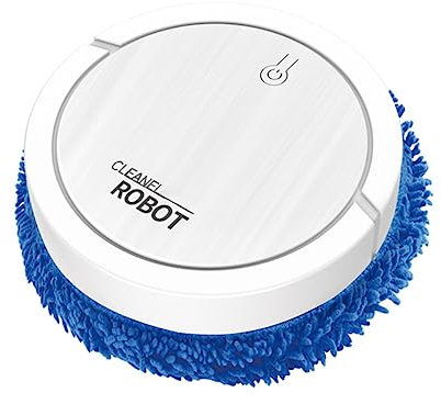 ANDRESLAD 1 Set macchina per la pulizia usb portatile spazzamento automatico del pavimento robot pulitore spazzatrice robotizzata scopa robot AbS bianca