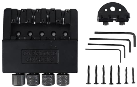 Asuinxurr 1 Set 4-Saitiges Headless Bass-GitarrenbrüCkensystem E-Bass-Part für Kopflosen E-Bass-