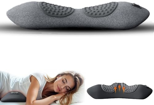 Elektrisches 3-in-1-Rückenmassagegerät mit Traktionslifting und Vibrationsmassage und Wärmekompresse gegen Schmerzen, Rückenmassagegeräte for Nacken, Schultern und Rücken, intelligentes Massagegerät,