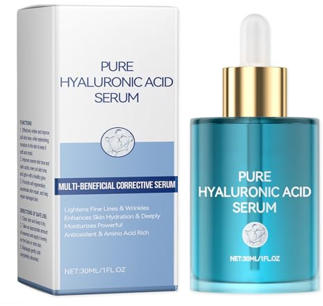 Hyaluronique 2% serum visage, sérum visage éclaircissant, soin pour la peau terne Réduit Pores Dilatés Visage
