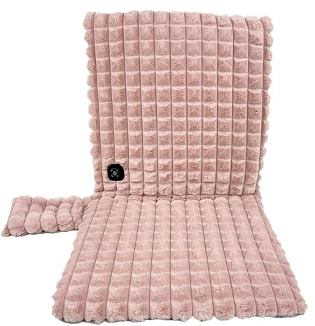 Coussin de siège chauffant USB portable avec 3 niveaux de chauffage, housse de siège douce et chaude, coussin de siège chauffant pour chaises de bureau, maison et hiver en plein air (rose)