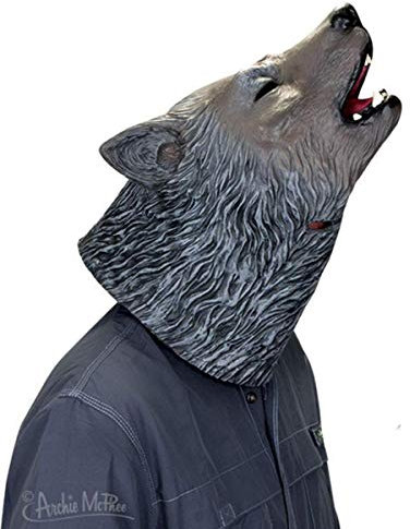 Maske - Heulender Wolf