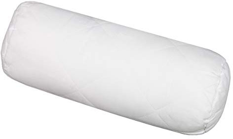 ZOLLNER Nackenrolle - 15x40 cm - für Allergiker geeignet - waschbar bis 95°C - mit Reißverschluss - Oeko Tex® Zertifiziert