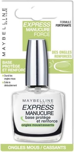 Maybelline New York - Base per smalto - Super Stay 7 Days - Protegge e rinforza, trasparente - 10 ml