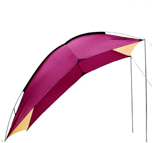 KEAIDO Auto-Heckklappen-Markise, Zelt, Pickup, LKW, Baldachin, Camping, Outdoor, Sonnenschutz, wasserdicht, Regenschutz, SUV, Minivan, Schrägheck, Wohnmobil, Anhänger, Dach (Weinrot)