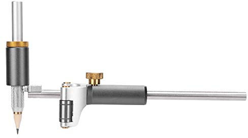 Estink Holzbearbeitungs-Linear-Linear-Bogen-Anreißwerkzeug, Doppelzweck-Anreißwerkzeug, DIY-Lineal, Parallel-Linien-Zeichnungswerkzeug