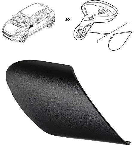 KASturbo Espejo Tapa Cubierta Retrovisor Izquierda Latera para Fiat Grande Punto Evo 735596884 735539385