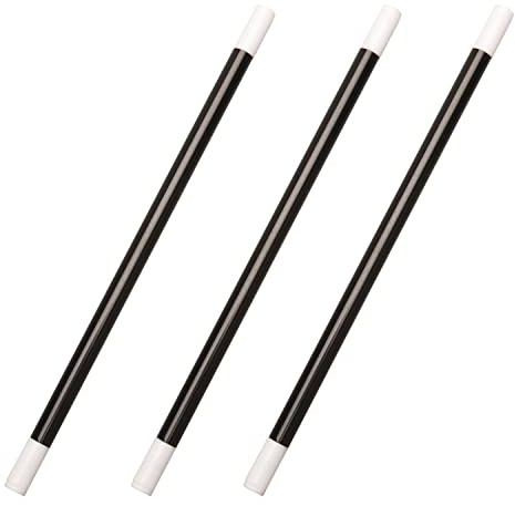 XNHIU 3 Pieces Magic Wand 9.6 Inch Long Spell Casting Stick Magician Costume Accessories Halloween Party Favors