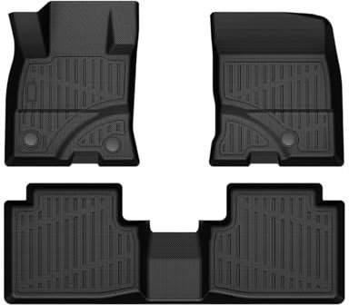 CARERSTEN Kofferraummatte Für Ford Kuga 5 Sitzer Benzinauto 2020–2024 TPE Car Floor Mats 3 Stücke Auto Fussmatten Mattenprofis Kofferraumwanne Automatten Set Für Ford Kuga 5 Sitzer Teppiche