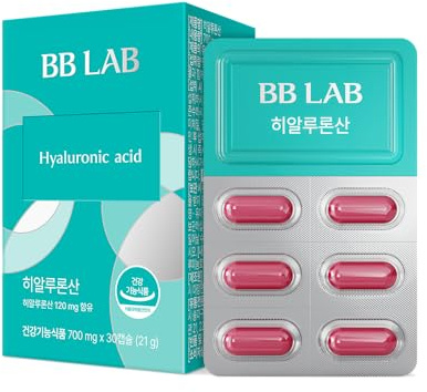 BB LAB Hyaluronic Acid Supplement, Korea Hyaluronic Acid 120mg, Skin Hydration, Moisture Support, Fast Absorption, Capsule Type