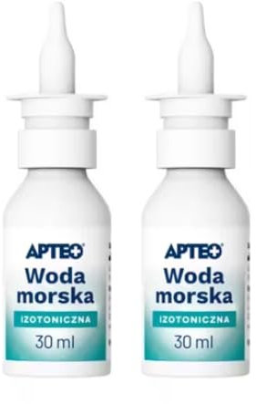 APTEO Meerwasser Nasenspray Isotonisch, 2×30 ml, ab 1. Monat, Enthält einen MiL4-Untersetzer