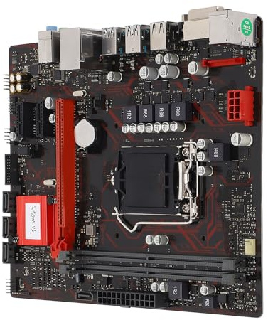 VBESTLIFE M Modella Madre Desktop Atx, LGA 1151 Slot CPU DDR4 2133MHz Memoria per Core I7 I5 I3 Celeron 14nm CPU, con PCI E 3.0 DVI Interfaccia