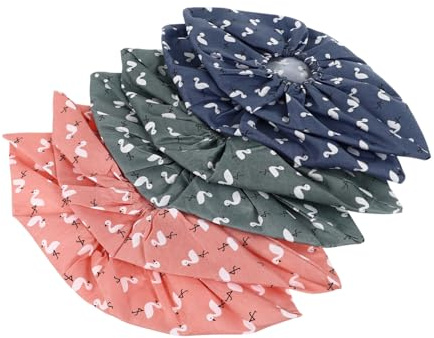 Anneome Copriscarpe di Copriscarpe per Casa in Lino e Poliestere Lavabili Stili multipli Antiscivolo 3 Paia Riutilizzabili Protezione Piedi e Scarpe Stili multipli per Uso Domestico