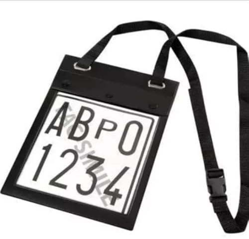 Portatarga Prova, Professionale, Targa Temporanea, Sicura Antigraffio, Gancio Stacca Attacca, Regolabile, Porta Targa Quadrata, Clip Rinforzata, Concessionario, Test Drive,Accessorio, Targa Temporanea