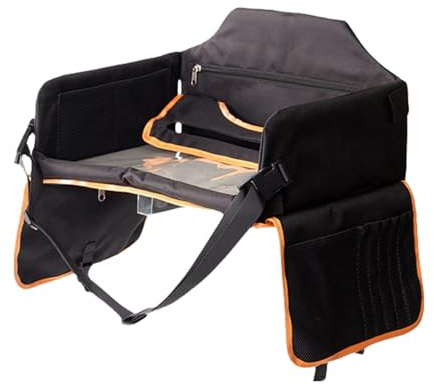 Qfdiwr Reisetablett für Babyschale, für Autositz, Tablet-Halterung, Getränkehalter, Snacks, Autositz, Flugzeug, Straße