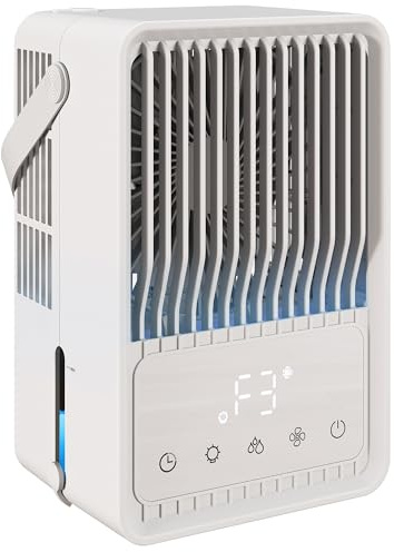 HOMCOM Portable Air Conditioner 4-in-1 Mini Air Cooler 550ml White
