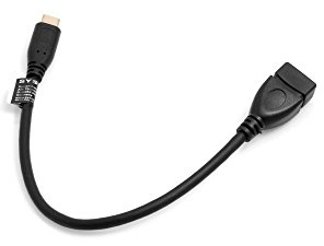 System-S Cable USB-C de 25 cm OTG Host USB 3.1 tipo C macho a USB A 3.0 hembra