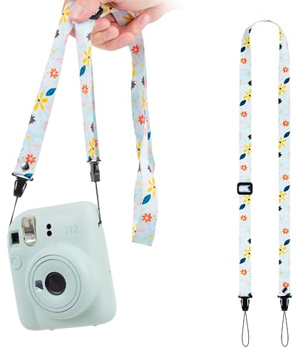 VOVMOEYA Kameragurt, Halsgurt für Kamera, Tragegurt kompatibel mit Fujifilm Instax Mini, Sony ZV-E10 ZV-1 ZV-1F Vlogging-Kamera, Canon R50 M50, Nikon DSLR-Kamera – Grün