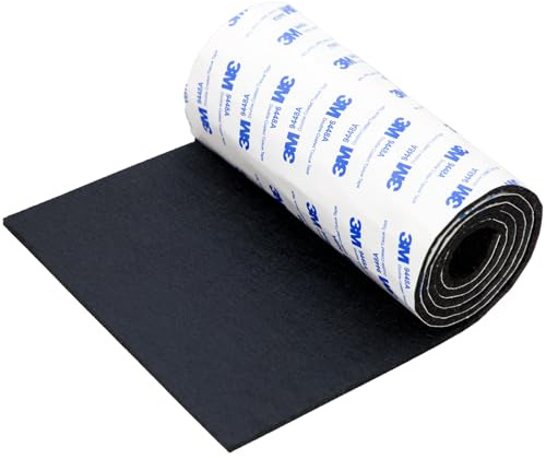 Simpracon Cuttable Felt Furniture Pads with Sticky Backing,40x6 inch Self Adhesive Felt Sheets,Heavy Duty Felts Strip Roll Felts Tape Protect Hardwood Floors No Scratches No Noise