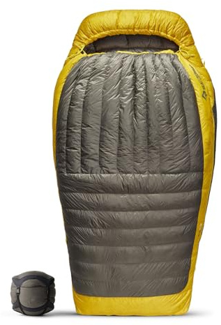 SEA TO SUMMIT - Sacco a pelo in piuma Spark Ultralight Double (-9°C) - Sacco a pelo mummia con imbottitura in piumino - Lunghezza corpo - 850+ Loft Ultra-Dry Down - 3 stagioni - Per escursioni