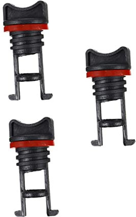 KOMBIUDA 3stücke Kajak-Nylon-stopfen Aus Nylon Kanu-ablasslöcher-stopfen Boots-ablassstopfen Gewindestopfen Für Kajak Kanu Und Boot