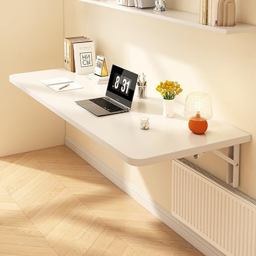 Wandtisch Klappbar,Kleiner Wandtisch,Wandklapptisch Schreibtisch Tischplatte in Weiß Klapptisch Esstisch Küchentisch für die Wand Bartisch Stehtisch Wandtisch Tisch klappbar zur Wandmontage(40*30cm/16