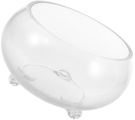 BESPORTBLE Large Glass Fish Bowl Terrarium Bowl Lotus Pot Planter Bowl Betta Fish Bowl Stylish Decor for Home Wedding