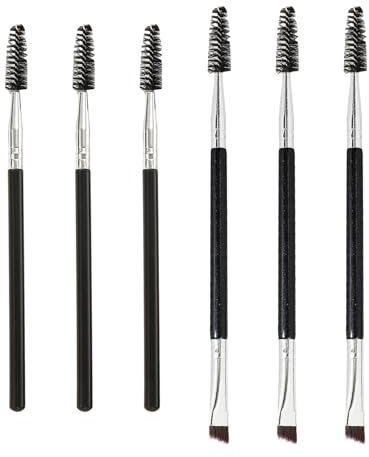 Spazzola Per Ciglia A Spirale A 6 Pezzi, Spazzola Per Sopracciglia Portatile, Spazzola Per Trucco Degli Occhi, Adatta Per La Pettinatura Delle Ciglia E La Modellatura Delle Sopracciglia.