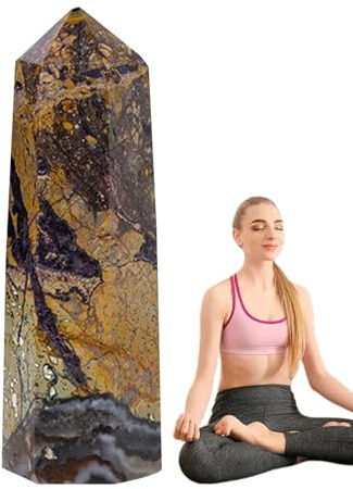 de piedra de - gema pulido liso | Torre de curación natural para | yoga, conciencia, alineación de chakras, meditación, doméstico, focus energ