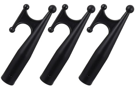 UPKOCH Crochet de Bateau Multifonction Portable Fixation Rapide en Nylon Noir 3pcs pour Ancrage et Navigation sur Bateaux et Embarcations