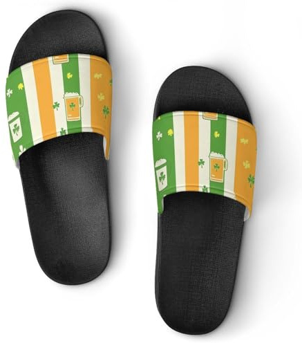 St Day And Patricks Beer Mug Unisex Beach Slippers & Pool Slides Anti-Slip House Shoes for Home Outdoor