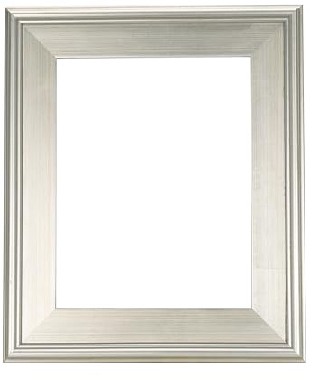 Creative Mark 11x14 Plein Air Style Frame, Silver Leaf, Museum Quality
