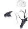 OnundOn Attaches pour les mains et les pieds en cuir PU Ensemble de retenue SM Ensemble de bondage Ensemble de menottes à brassard