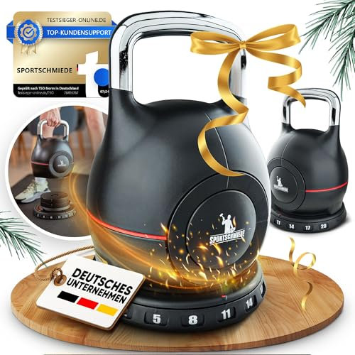 Kettlebell [Verstellbar] Hanteln Set Gewichte Hantel für Home Gym | Hantelset Fitnessgeräte für Zuhause | Dumbbells Sportgeräte Zuhause Kugelhantel Gewicht Hantel Set – SPORTSCHMIEDE
