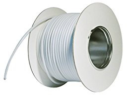 ABUS Alarmkabel 100m, 8-adrig, Weiß, PVC, Verzinnt, Korrosionsbeständig, Hochwertige Verarbeitung, Leichte Entmantelung, Abgeschirmte Leitungen, Entscheidendes Utensil für Alarmanlagen, AZ6361