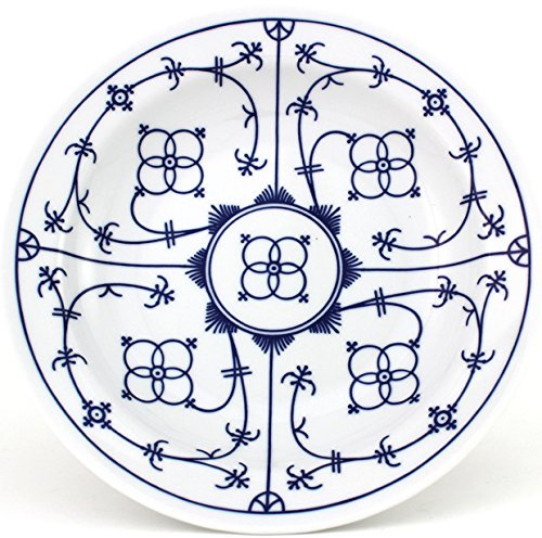ESCHENBACH 65279204301227 Tallin Teller tief 22 cm Porzellan, Indigoblau