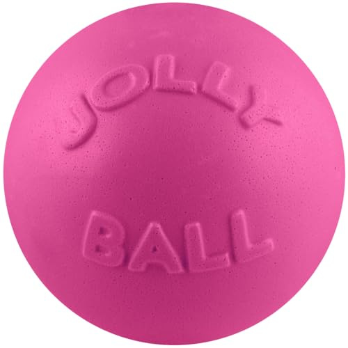 Jolly Pets Pride Inc. Jolly Haustiere Bounce-N-Play Jolly Ball - 8 Bubblegum - Bubblegum Clear, Unisex, HMP0828