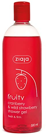 Ziaja Fruity Cranberry & Wild Strawberry Shower Gel 500Ml