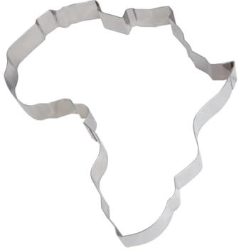 Nonnette Afrique Inox 350 x 325 x 45 mm | Découpes nettes et présentation originale pour des créations personnalisées