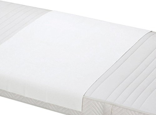 ZOLLNER Matratzenauflagen in 90x150 cm - wasserdichter Matratzenschoner - Inkontinenz Unterlage aus Baumwolle - waschbar bis 95°C - Oeko Tex® Zertifiziert - vom Klinikspezialisten