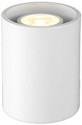 Lights4Living Modern White LED Uplighter Table, Floor Lamp Uplighter with Inline Switch (White)