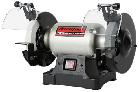 BUCKTOOL 6-Inch 1/3HP Low-Speed Bench Grinder, High Precision Wobble-free Wheel Grinder, TLG-150S