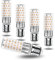 RuLEDne E27 LED Lampen Warmweiß 7W Mais Birne Lampen 2700K, Edison Schraube E27 LED Energiesparlampe Birnen Ersetzt 60W-80W Glühlampe 5 Pack