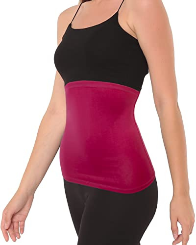 MULTI-TUBE für Damen, vielseitiger Nierenwärmer, Minirock oder Bandeau Top, BERRY - M/L