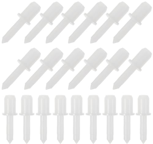 SEWACC Kit di riparazione per finestre, 60 pezzi, perni di ricambio in plastica per otturatore